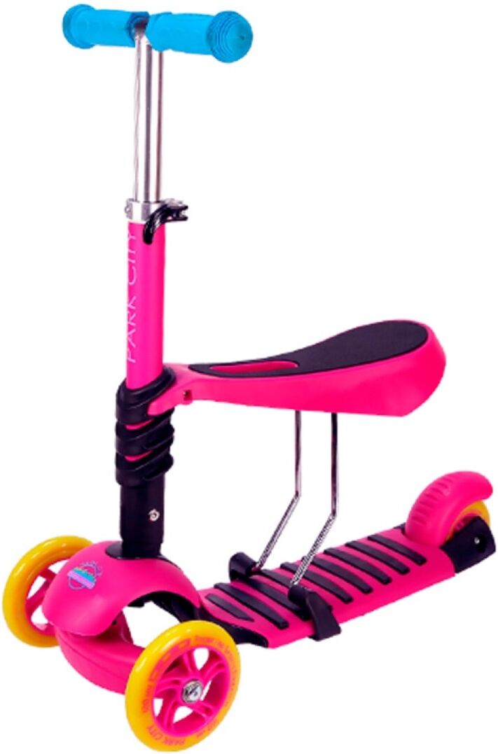 KRF Patinete infantil Park City con asiento Special Edition . Rosa