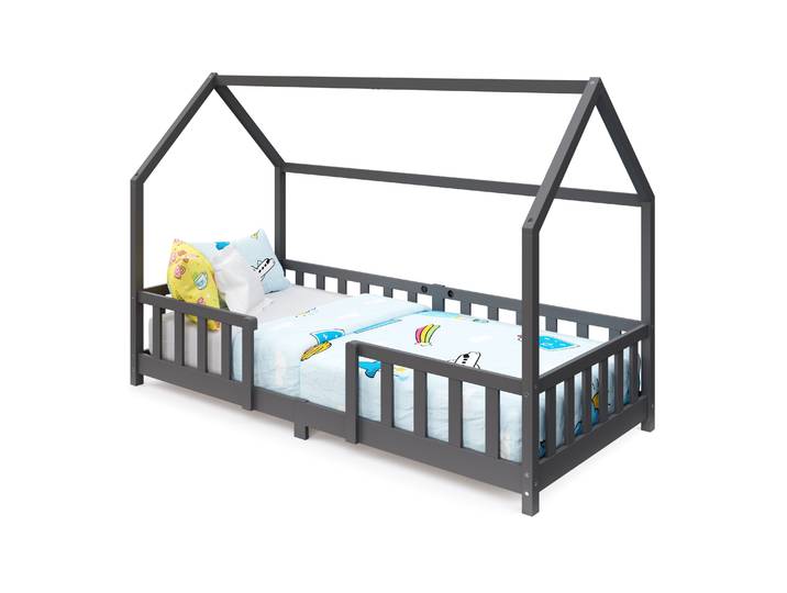 Kinderbett MAISON 90 x 200 cm anthrazit