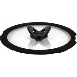 Tefal L9846553 Ingenio Glas Lid, Zubehör Kochgeschirr, Schwarz, Transparent