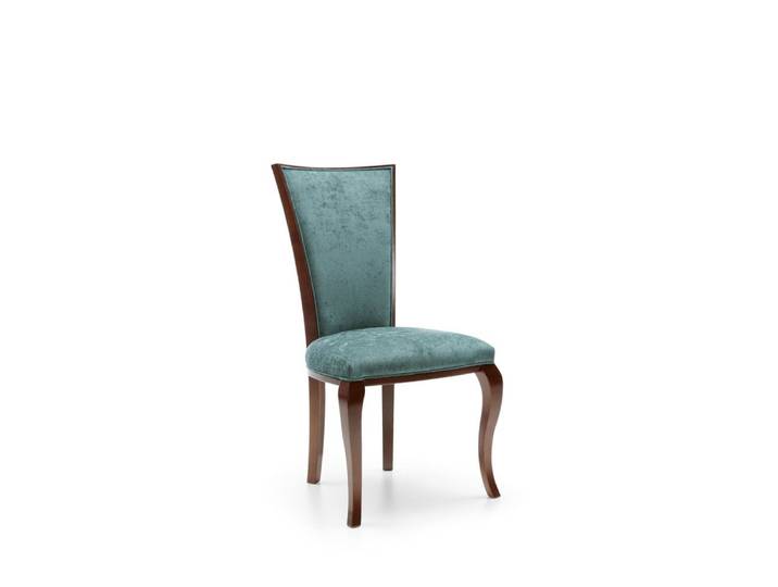 JVmoebel Esszimmerstuhl Polsterstuhl im Barockstil in tiefblau mit hochwertiger Verarbeitung, Made in Europa