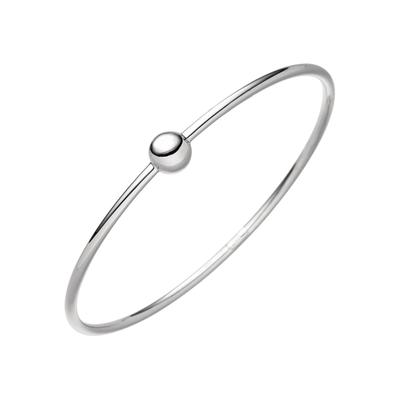 Armreif JOBO, silber (silber 925), Armbänder, Damen, Silber 925 (Sterlingsilber), Armreif, 925 Silber