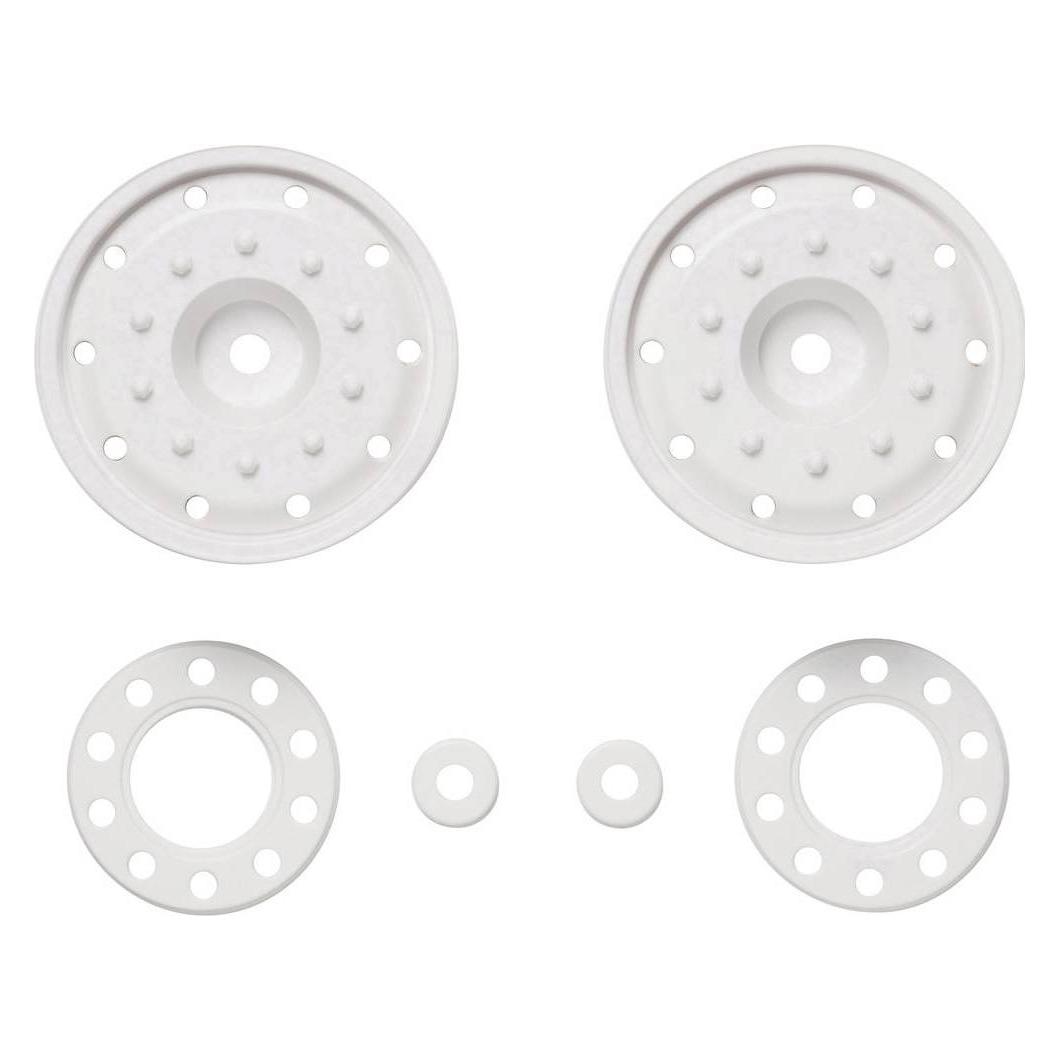 Tamiya 1:14 LKW Felgen 30 mm Kunststoff Euro-Optik Weiß 2 St. (300056543)