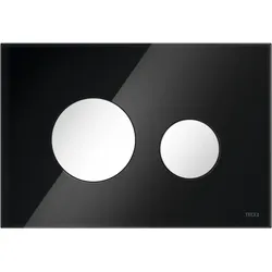TECELoop Betätigungsplatte 9240654 Glas schwarz, Tasten weiß