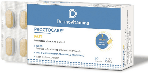 Dermovitamina Proctocare Fast Integratore 30 Compresse