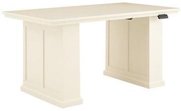 Tuscan Electric Adjustable Desk - Off White - Ballard Designs