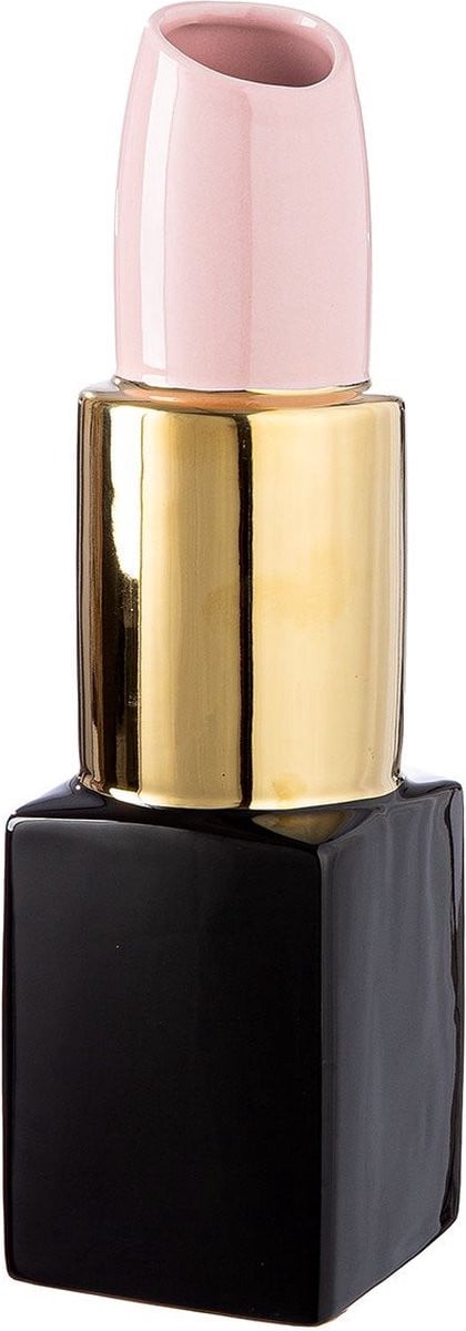 Gilde Handwerk Keramische Lippenstift Vaas Lipstick - 20 x 6 cm