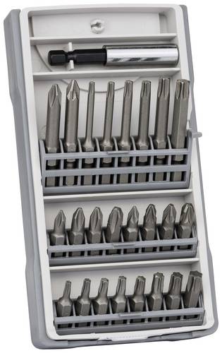 Bosch Accessories X-Pro 2607017037 Bit-Set 25teilig Kreuzschlitz Phillips, Kreuzschlitz Pozidriv, T-Profil