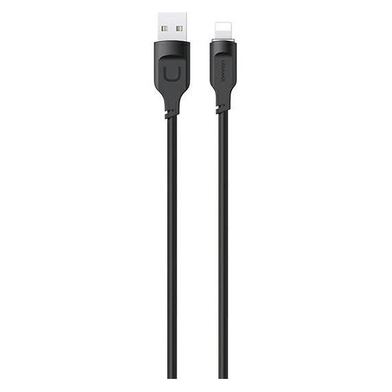 Usams Kabel lightning Fast Charging 2,4A Lithe Series 1,2m czarnyblack SJ565USB0 (1.20 m) (brak)