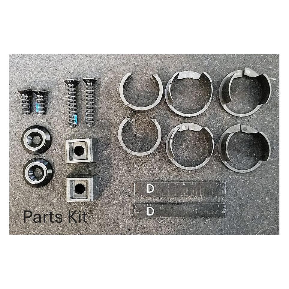 Crankbrothers Guardian Handguards, Ersatzkit, Shims, Schrauben, Spacer, black (60488800)
