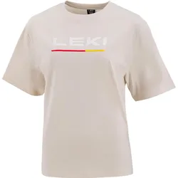 Leki, Damen, Sportshirt, Logo (XS), Beige