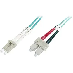 Digitus LWL Patchkabel, Duplex, LC zu SC MM OM4 50/125 μ, 5 m