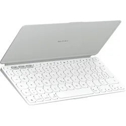 LOGITECH Keys-To-Go 2, Hellgrau, Bluetooth, DE