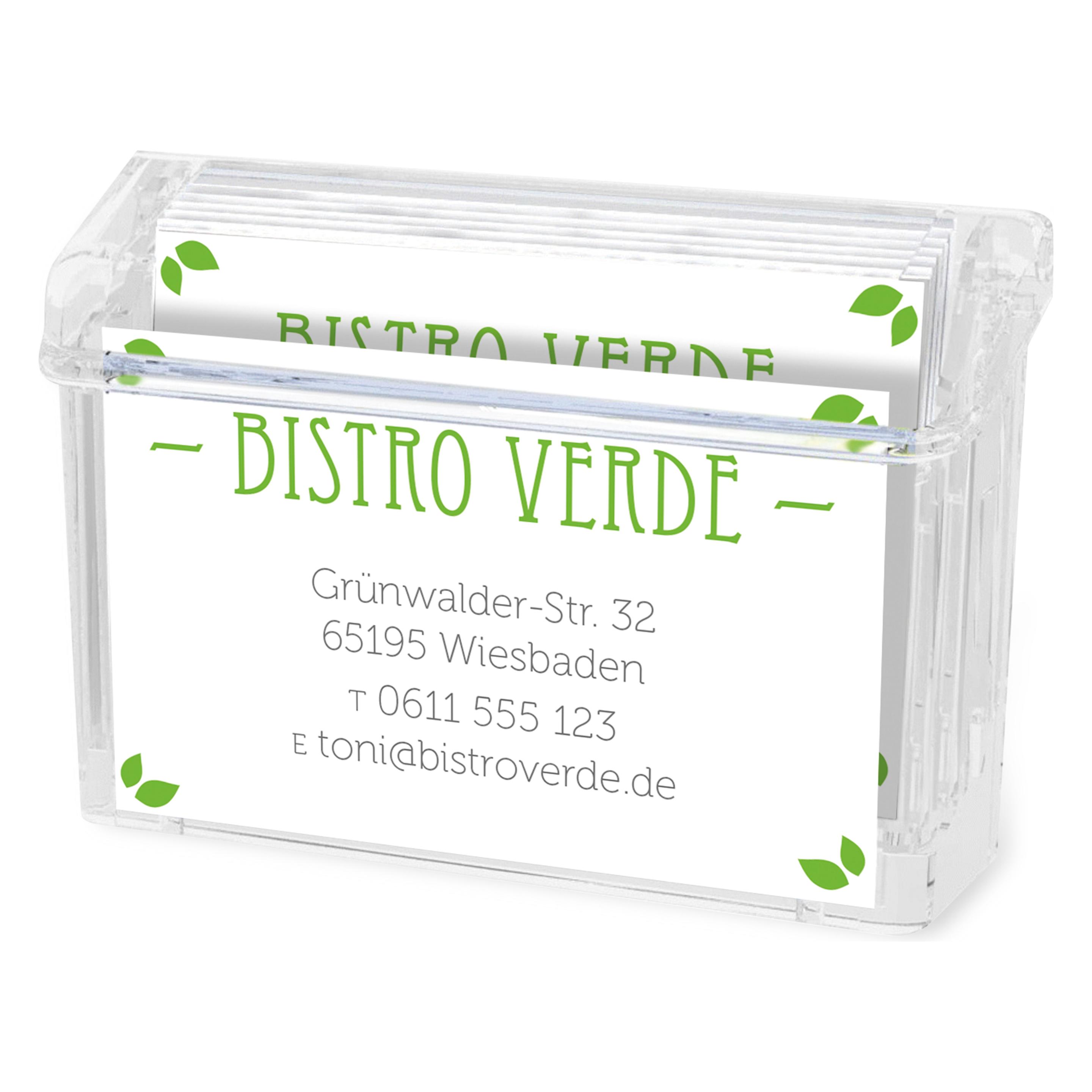 Deflecto Visitenkartenhalter "Grab-a-Card" (70901)