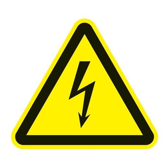 HP Autozubehör Warnzeichen ASR A1.3/DIN EN ISO 7010 200 mm Warnung vor Spannung Folie (3000277651)