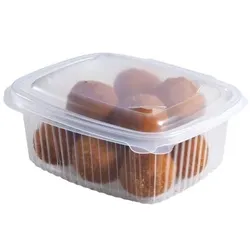 HOT FORM Ovale Klappschalen PP Hotty 23,3 x 17,8 x 6,7 cm - 1500 ml (200 Stück)