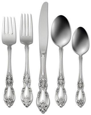 Oneida Louisiana 5 Piece Fine Flatware Place Setting, Service For 1