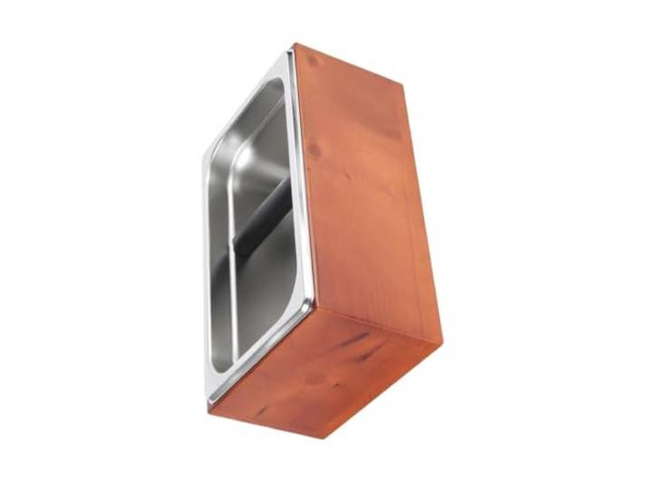 Kaffeeklopfbox Aus Edelstahl, Kaffeesatzbehälter, Trennbarer Halter, Barista-Zubehör for Espressomaschinen