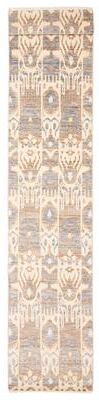 ECARPETGALLERY Hand-knotted Mystique Cream Wool Rug - 2'8 x 18'11