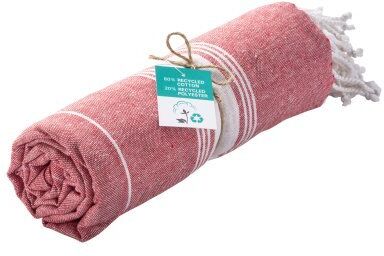 Telo mare/pareo  in cotone riciclato  da 180 gr/m2 Personalizzate o neutre