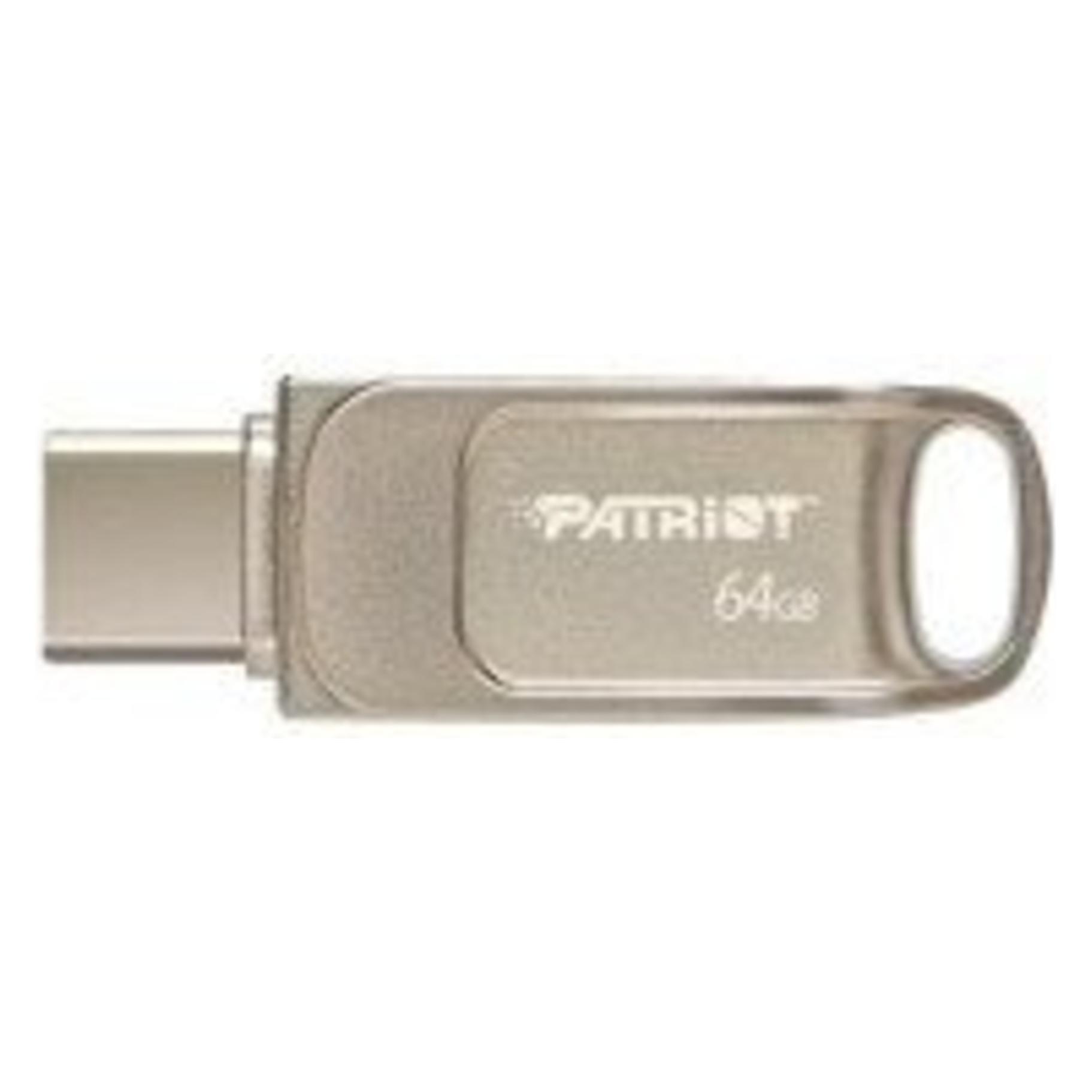 Patriot FLASHDRIVE Tab T560 64GB Dual USB 120MB/s (64 GB, USB-A, USB-C) (PS64GT560DS5D)