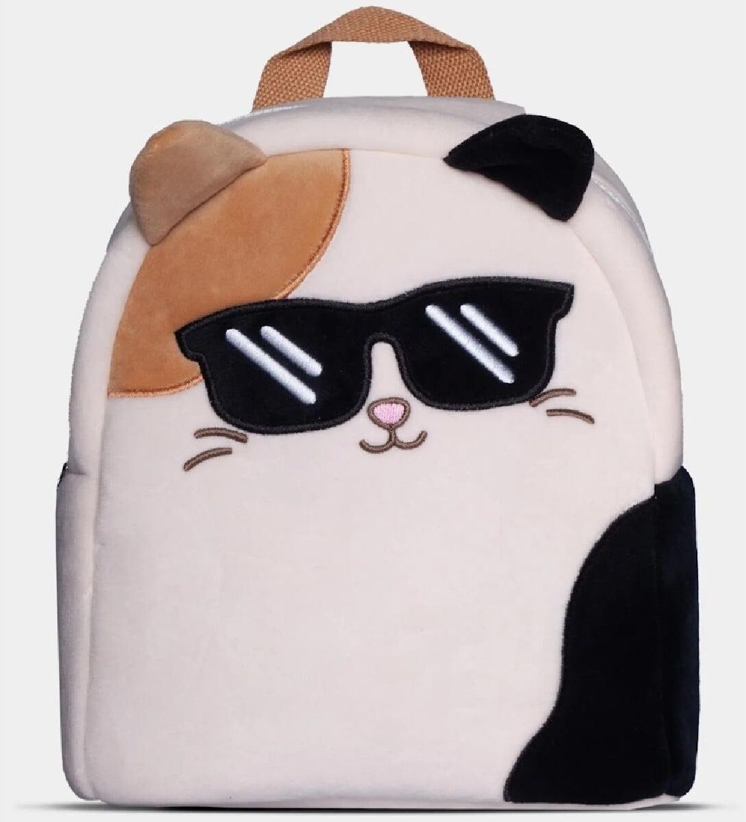 Kinderrucksack SQUISHMALLOW "Cam Novelty", Kinder, braun (hellbraun, schwarz), Rucksäcke Kinderrucksack hellbraun, schwarz Einheitsgröße