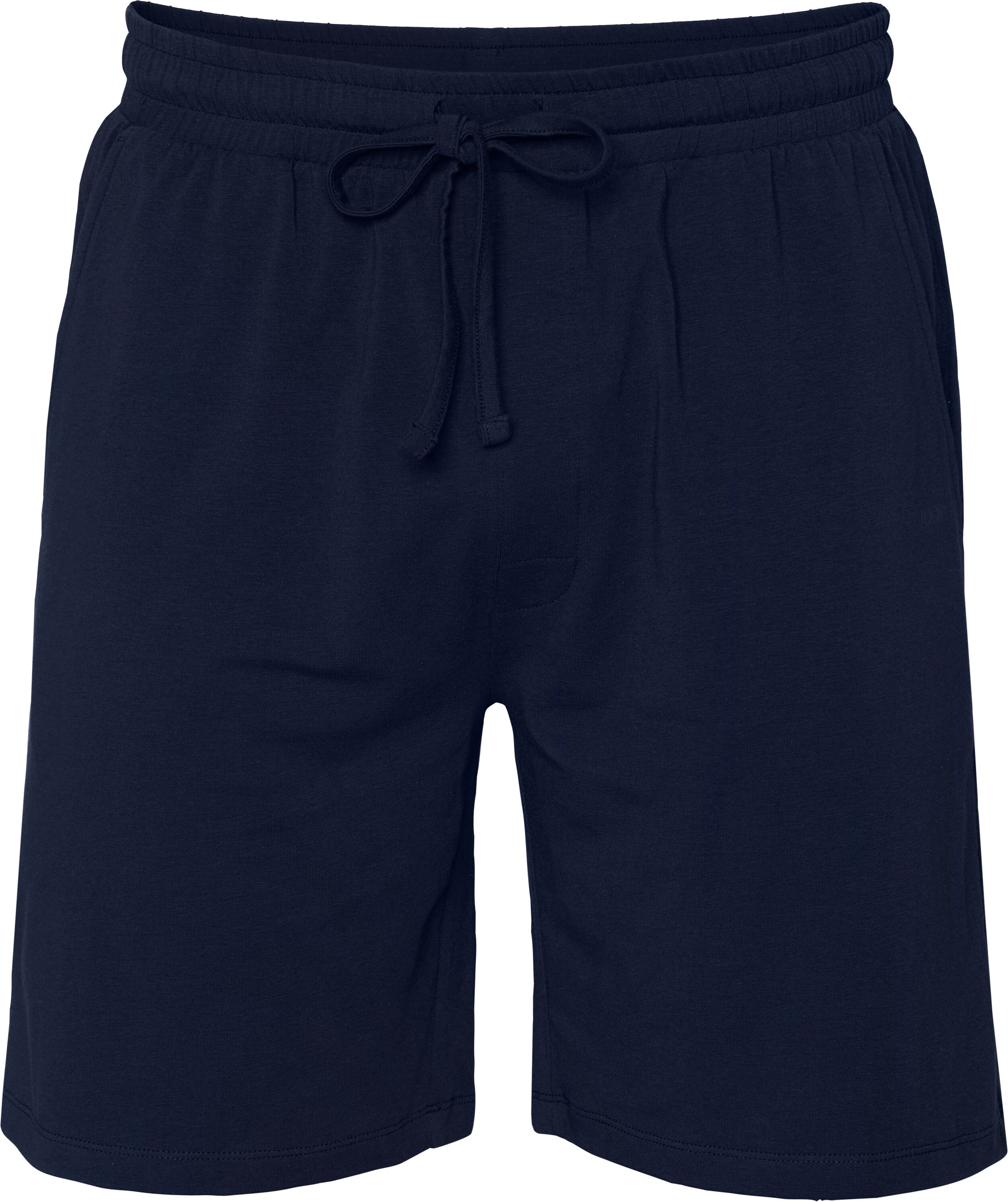 Joop! Shorty JOOP "Core", Herren, Gr. L, cloud dancer, schwarz sapphire, Jersey, Obermaterial: 95% Baumwolle, 5% Elasthan, bequem kurz, Rundhals, Homewear-Sets Shorty, mit kurzem Arm, Rundhalsausschnitt und seitlichen Taschen cloud dancer, schwarz sapphir