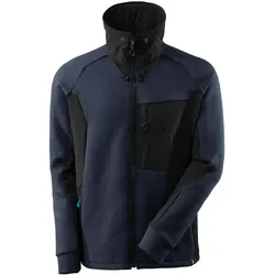 Sweatjacke mit Stehkragen Advanced - M - schwarzblau