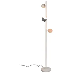 Musterring Leuchten LED-Stehlampe Cannon Metall MultiColor Grey