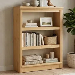 Massivholzregal Standregal aus Kiefer Massivholz 97 cm hoch