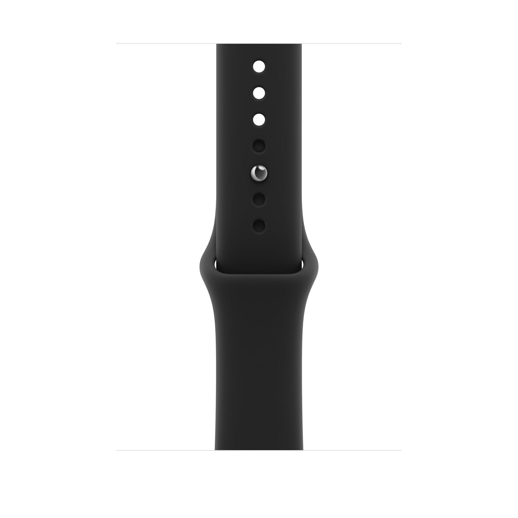 Apple 46mm Sportarmband Schwarz - M/L