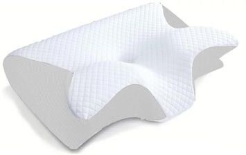 Uplifted Finds Memory Foam Cervical Pillow Ergonomic Orthopedic Neck Support white