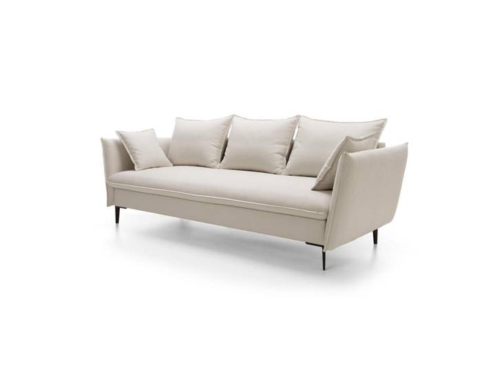 Furnlux Sofa Gloss Beige 237x105x90 cm, 237x90x105 cm, Wohnzimmer, Sofas & Couches, Sofas