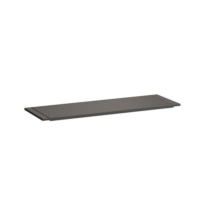 LAUFEN Kartell Ablage für Badewanne H3853320850001, 750x250x15mm, rauchgrau