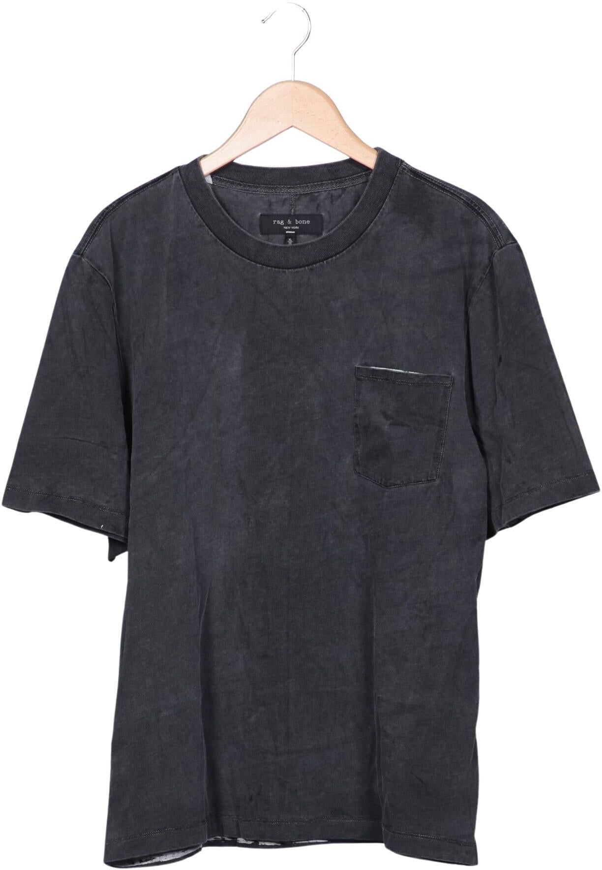 rag & bone Herren T-Shirt, Grau, Gr. XL, kein / Etikett - Second Hand