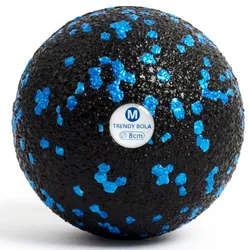 TRENDY SPORT Bola Faszienball schwarz/blau 8 cm