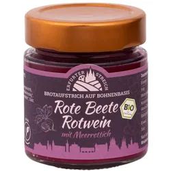 Brotaufstrich auf Bohnenbasis - Rote Beete Rotwein 140g