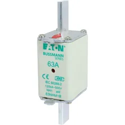 Eaton, Sicherung, 63NHM1B NH-Sicherung Sicherungsgrösse = 1 63A 500V 3St. (63 A)
