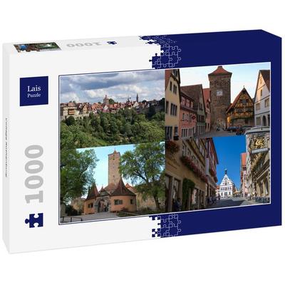 Lais Puzzle Collage Rothenburg 1000 Teile