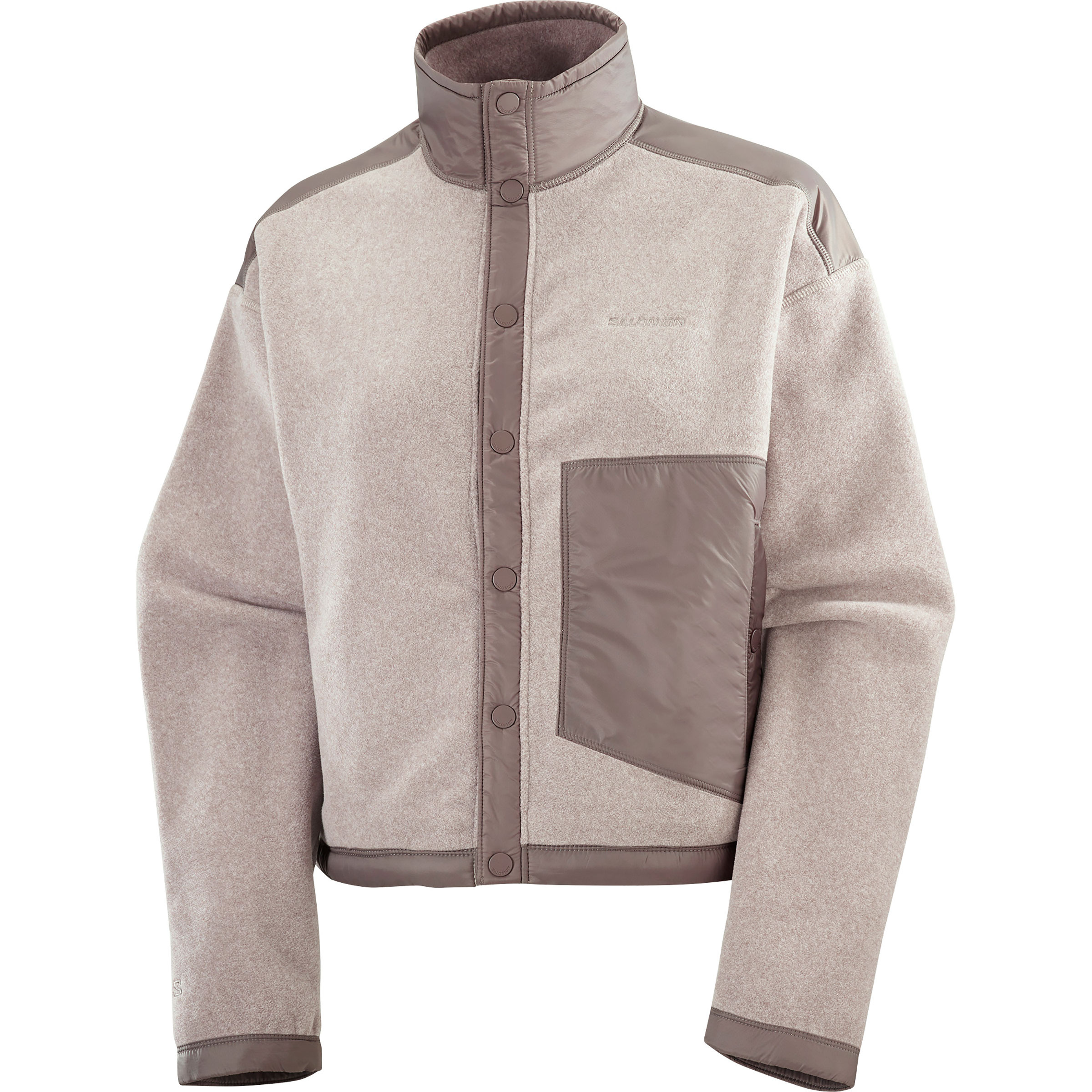 Salomon Chroma Fleece Damen Fleecejacke beige Größe M Lifestyle Atmungsaktiv