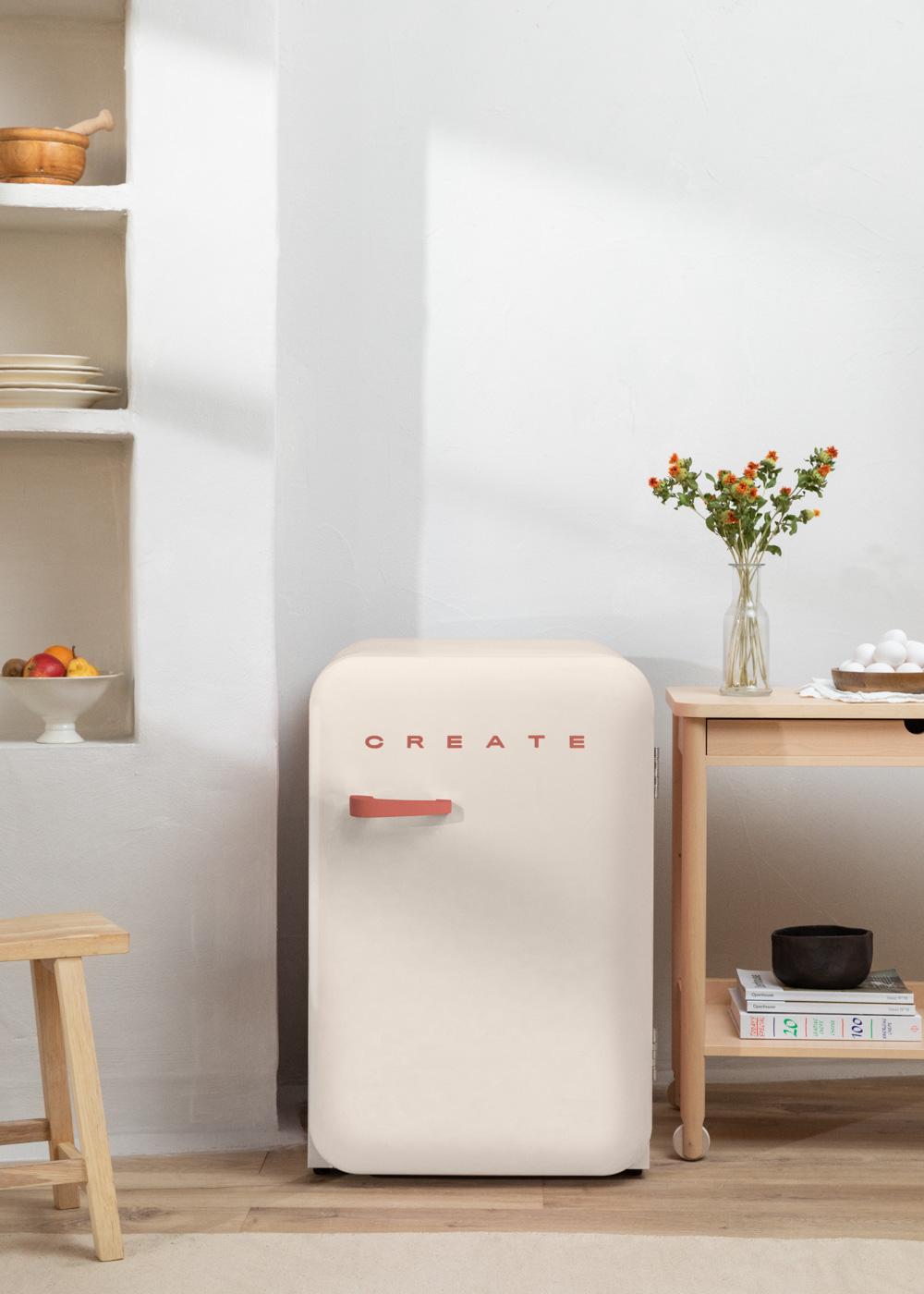 CREATE - FRIDGE RETRO 107L - Kühlschrank im Retro-Stil