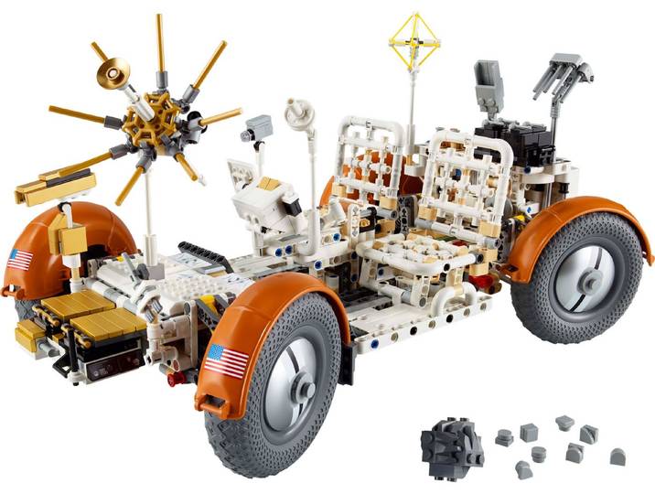 LEGO® Technic 42182 NASA Apollo Lunar Roving Vehicle (LRV) Spielbausteine, (Set, 1913 St., Set)