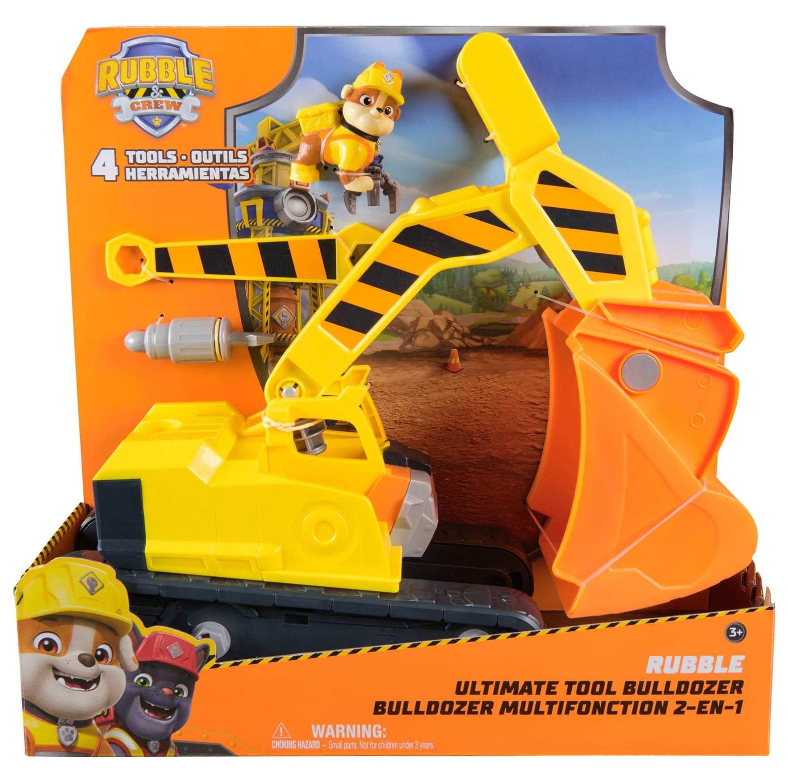 Spin Master Rubble & Crew rupsgraafmachine met breekhamer
