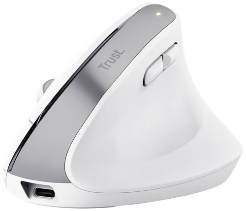 Trust BAYO+ Maus Bluetooth Optisch Weiß 6 Tasten 2400 dpi Integriertes Scrollrad