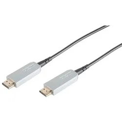 Optisches HDMI Anschlusskabel vergoldete Kontakte schwarz 40,0m