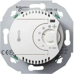 Schneider Electric WDE011622, Thermostat, Weiss