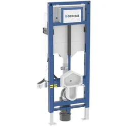 Geberit Duofix Wand-WC-Element 111396006 Unterputz-Spülkasten 12cm, barrierefrei WC höhenverstellbar, mit Sigma