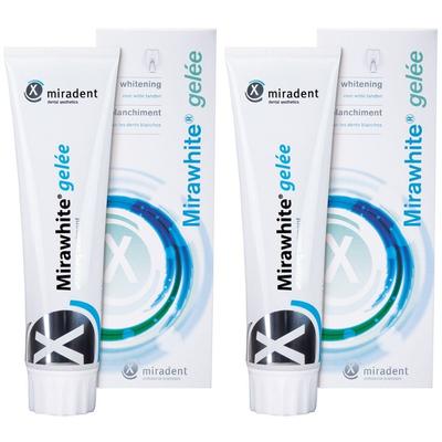 Miradent Mirawhite Gelee x2 2x100 ml Zahnpasta