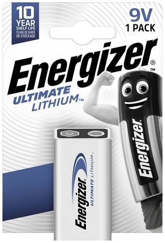 Energizer Ultimate 6LR61 9 V Block-Batterie Lithium 9 V 1 St.