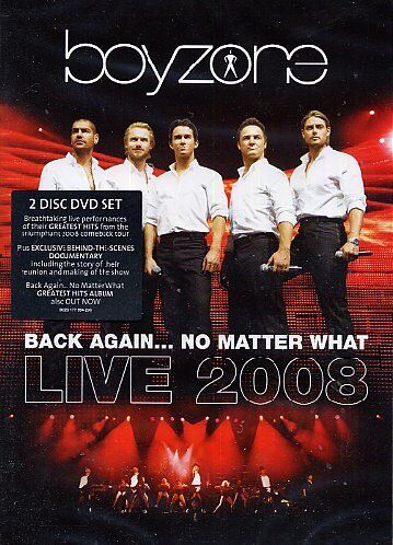 Boyzone - Boyzone - Back Again...No Matter What: Live 2008 [2 DVDs] - Preis vom 09.10.2026 07:28:09 h