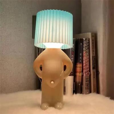 Uplifted Goods Little Naughty Boy Creative Table Lamp blue warm Light
